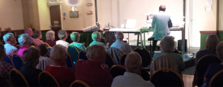 Horsham MelodyTimes Concert with organist and audience